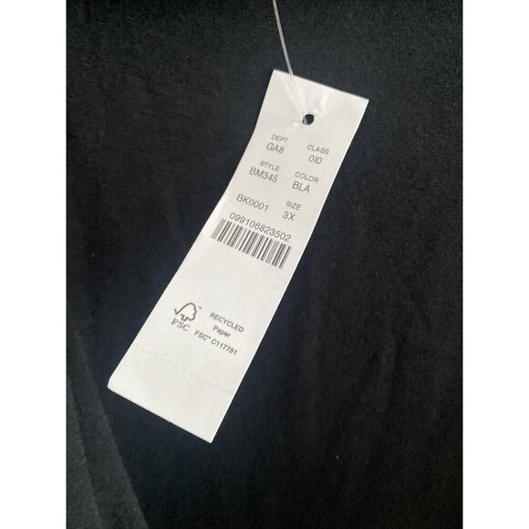 J crew Womens Plus 3X Black Faux Wrap Red Plaid‎ Tie Wast NEW - Picture 5 of 6